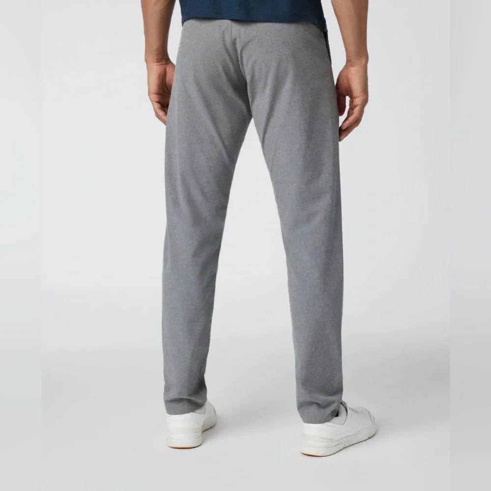 Vuori Men's Aim Chino Pants, Gray, Size 36, Stretch Performance Golf Active V431 - Picture 14 of 16